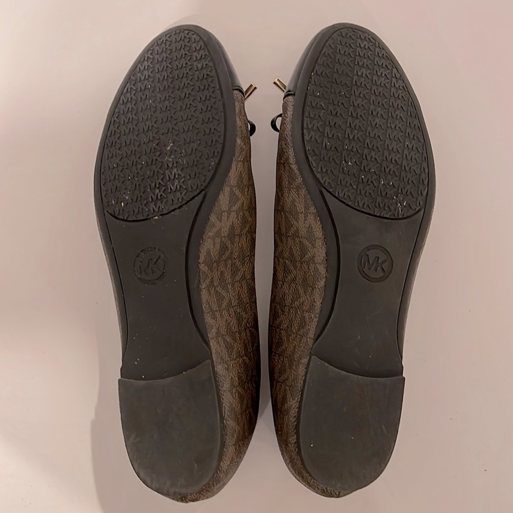 MICHAEL Michael Kors Black and Brown Patterned Loafers - Picture 6 of 9